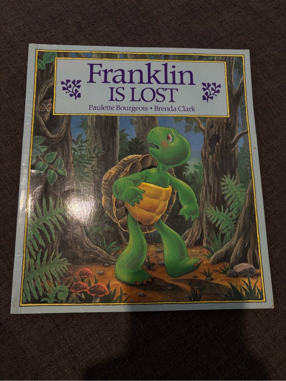 Franklin Is Lost Green Turtle Children's Book